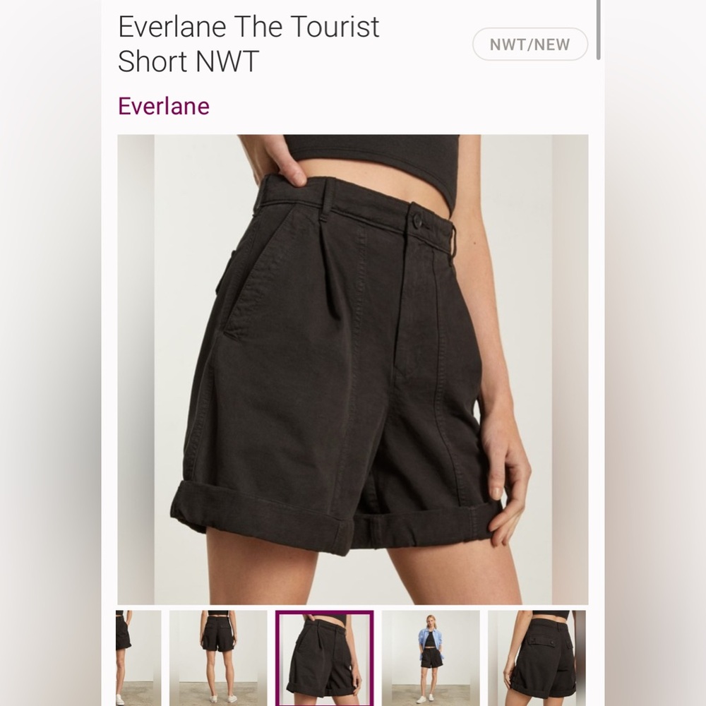 Everlane Tourist Shorts- NWT
